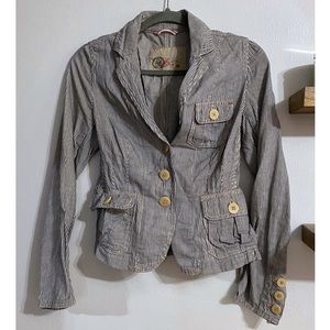 Gap Jeans Pinstripe Blazer